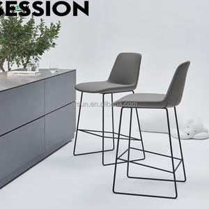Hiện đại truy cập cao ăn uống văn phòng phân hiện đại PU da cao thanh ghế cho nhà bếp phòng khách trường khách sạn - Product Image 2