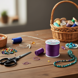 Cordoncino a Coda di Topo ILAN 2,5Cm 50M Viola per Lavori Artigianali - Product Image 3