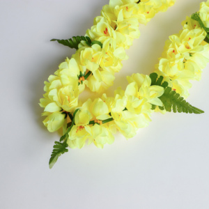 Nuevo Lei de Flores de Seda/Algodón Artificial Kylin Island de 110 cm, Unisex, para Baile Hula, Decoración de Escenarios, Celebraciones Hawaianas - Product Image 5