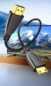 Mini HDTV to HDTV <strong>Cable</strong>, Mini HDTV <strong>Cable</strong>, 3D 1080P Male to Male Mini HDTV <strong>Cable</strong> - Product Image 2