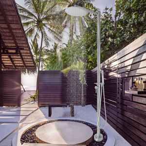 Panel de ducha exterior de acero inoxidable, columna, Villa, piscina, centro de lavado, suelo de playa, juego de ducha de lluvia - Product Image 3