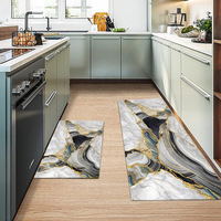 Tapis de sol de cuisine antidérapants imprimés personnalisés Tapis lavables de style moderne confortable