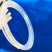 Anneau de bride en verre de quartz dépoli de haute précision, usiné, maille 400 (38m), dimensions 2-500, pour l'industrie des semi-conducteurs, vente en gros