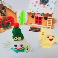 Vente chaude Pom Poms multicolores jouets en pâte créative pour enfants bricolage Arts et artisanat cadeaux promotionnels fonctionnels