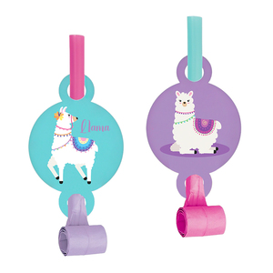 Silbato de Papel <span class=keywords><strong>con</strong></span> Forma de <span class=keywords><strong>Llama</strong></span> para Fiestas de Cumpleaños Xieli - Product Image 1