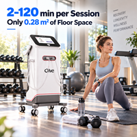 Appareil de sport pour centres de fitness Olive, niveaux d'O2 réglables de 9 à 34 %, hypoxiateur, machine IHHT