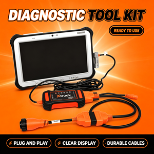 Kit de Diagnóstico para Excavadora XTRUCK Y009 HDD, Paquete Completo con Tableta Panasonic FZ G1, Escáner de Reparación de Maquinaria de Construcción - Product Image 1