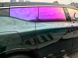 Venta al por mayor 1,52*30m púrpura Nano cerámica camaleón coche Ventana tintada película ISF 71% VLT 92% IRR parabrisas <span class=keywords><strong>aislamiento</strong></span> térmico PET - Product Image 4