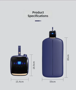 Séchoir à linge électrique portable compact en plastique avec diffuseur d'huiles essentielles automatique pour la maison, le dortoir et les voyages - Product Image 4