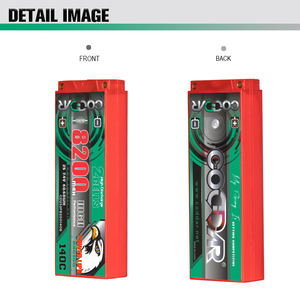 CODDAR 2S 8200MAH 7.4V 140C 5mm Bullet Hard Case RC LiPo batterie 1/10 RC voiture bateau <span class=keywords><strong>Tamiya</strong></span> sauterelle - Product Image 5