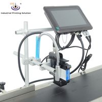 Máquina de Codificación TIJ IPS-9610 Linux de 7 Pulgadas, Impresora de Inyección de Tinta Térmica de 12.7mm, Códigos de Barras QR, Datos Variables para Impresión en Línea