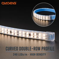 Bande LED sans conducteur 220V 240LEDs/m 3500K Blanc Chaud IP65 Rouleau de 100m PVC CRI70 CE ROSH OEM