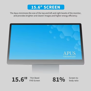 เครื่องบันทึกเงินสด POS ระบบแอนดรอยด์แบบ All-in-One หน้าจอสัมผัสคู่ขนาด 15.6 นิ้ว ความละเอียด 1920x1080 รองรับ Wi-Fi 6 99% SRGB OEM - Product Image 6