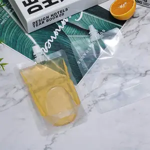生分解性環境保護透明液体フルーツジュース飲料包装袋ドリンク吸引バッグ