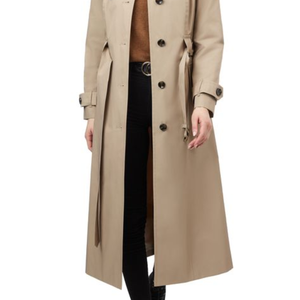 Abrigo de lana de longitud media personalizado OEM ODM para mujer abrigo de invierno transpirable y resistente al viento de Color sólido hecho en Vietnam - Product Image 6