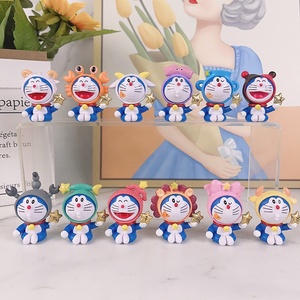 12ชิ้น/เซ็ตตุ๊กตาของเล่นการ์ตูนขุนนางขุนนางไขมันสีฟ้าหุ่นอะนิเมะตัวเลขกลุ่มดาวโดราเอมอนสำหรับเป็นของขวัญ - Product Image 3