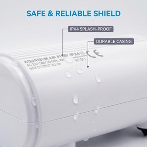 Pompe à air pour aquarium, aérateur d'oxygène réglable pour aquarium de 5 à 100 L avec fonction de pompe doseuse, aération de bassin et décoration d'aquarium - Product Image 6