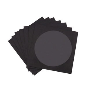 Pochettes en papier colorées pour CD avec fenêtre ronde, enveloppes en papier pour DVD, pochette pour le rangement des disques, emballage pour CD DVD, support de couverture pour CD DVD - Product Image 6