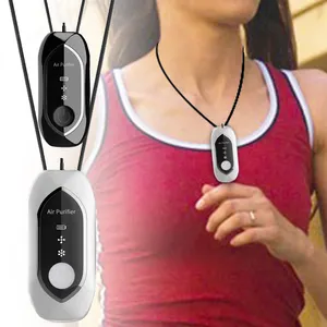 Wholesale aeroguard portable air purifier-Great gift easy carry travel type portable small necklace personal air purifier for clean air