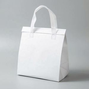 Sac Isotherme Noir Tendance en Tissu Non-Tissé avec Fermeture Éclair pour Pique-Nique en Extérieur et Rangement Alimentaire – Offre Spéciale - Product Image 5