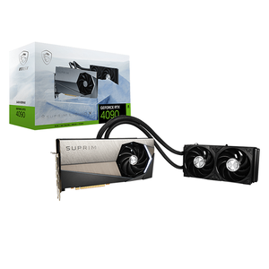 MSI RTX 4090 SUPRIM液体X 24G PC图形GPU游戏显卡水冷 - Product Image 1