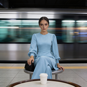 Abaya de Poliéster con Lentejuelas Elegante y de Primera Calidad para Mujeres Musulmanas, Vestido Personalizado al por Mayor para Fiestas y Eventos - Product Image 1