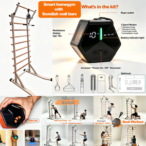 Pompe de fitness intelligente portable tout-en-un avec IA, équipement de musculation personnalisé pour l'entraînement en force - Product Image 1