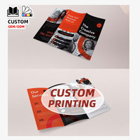 Cetak Brosur Lipat Tiga Custom A4 A5 A6, Flyer Promosi, Leaflet, Iklan Bisnis, Layanan Cetak Offset