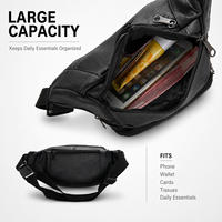 Sac banane unisexe en cuir véritable, portable, imperméable, multi-poches, pochette pour téléphone, fermeture éclair, durable, sac de ceinture sport, sac bandoulière professionnel