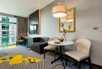 Suite présidentielle d'hôtel 5 étoiles, mobilier complet sur mesure en bois massif et MDF moderne, appartement, salon, chambre à coucher, salle à manger
