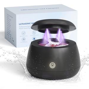 Máquina Limpiadora Ultrasónica de Retenedores 48kHz 200ML de Capacidad USB/Eléctrica/a Pilas Control Táctil para Dentaduras Postizas y Protectores Bucales - Product Image 1
