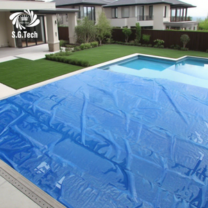 Bâche solaire à bulles Water Crown à pose rapide et facile pour piscines, en PE 400, 500, 600 microns, accessoire à prix réduit - Product Image 1