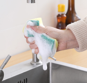 Esponja de limpieza mágica de cocina a precio barato, esponja rectangular de PU, estropajo, esponjas para limpieza de platos - Product Image 3