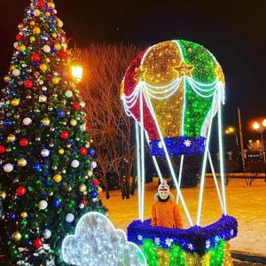 Luces Decorativas de Globo Aerostático para Exteriores, Navidad, Parques, Paisajes, Festivales, Calles, Centros Comerciales, Eventos Temáticos - Product Image 1