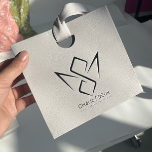 Bolsa de Regalo de Textura de Lujo, Bolsa de Embalaje para Joyería, Bolsa de Compras, Bolsas de Papel Impresas con Logotipo Personalizado - Product Image 2