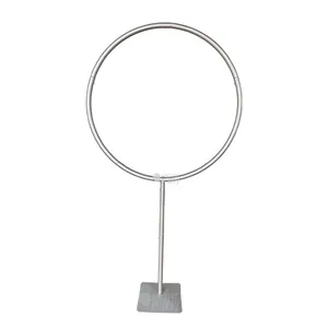 Arco de Aluminio de 6 pies para Globos y Flores, Soporte de 32 mm, Estructura de Arco 4 en 1, Círculo Lunar, Fondo para Revelación de Género y Boda, Color Morado - Product Image 4