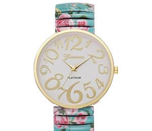 Nouvelle <span class=keywords><strong>montre</strong></span>-bracelet à grand cadran, bracelet élastique, grande <span class=keywords><strong>montre</strong></span> numérique pour personnes âgées, <span class=keywords><strong>montre</strong></span> à quartz décontractée pour femmes - Product Image 4