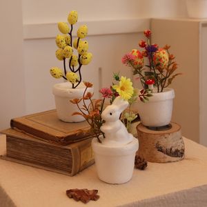 Vente <span class=keywords><strong>en</strong></span> gros de nouveaux œufs de Pâques <span class=keywords><strong>en</strong></span> matériau bulle fait main, <span class=keywords><strong>Platycodon</strong></span> grandiflorum, couleur lapin, <span class=keywords><strong>plante</strong></span> <span class=keywords><strong>en</strong></span> <span class=keywords><strong>pot</strong></span>, ornements décoratifs - Product Image 3