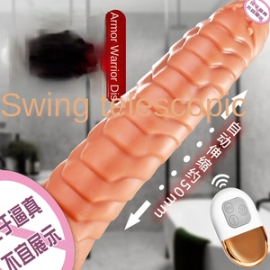 Vibratore Realistico Telescopico in Silicone Morbido Impermeabile per Masturbazione Femminile Giocattoli Sessuali per Adulti - Product Image 3