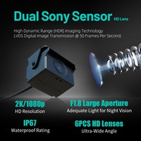Caméra de tableau de bord LCD 9,35 pouces avec écran miroir pour streaming multimédia, vision nocturne, double caméra USB, capteur Sony, pour camions et voitures BYD