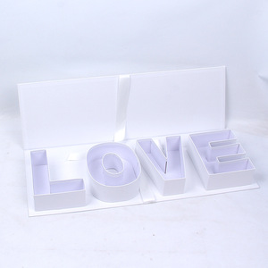 Boîte à fleurs pour la fête des mères nouveau design à arrangement rectangulaire j'aime maman boîte-cadeau de fleurs en vente de gros - Product Image 4