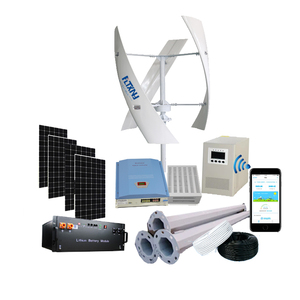 กังหันลมแกนตั้ง 600w 1000w 2000w 3000w 5000w 10kw จากโรงงานจีน สำหรับขาย FX Vertical Axis Wind - Product Image 4