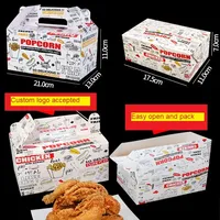 Vente en gros fabricant : Boîte à poulet frit jetable en papier, Sac à frites, Seau à poulet frit, Boîte à tarte aux œufs