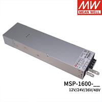 Fuente de Alimentación Industrial y Médica MEANWELL Original de 1600W AC/DC, Alta Fiabilidad, Tipo Encapsulado, Multi-Industrias