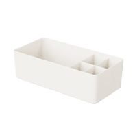 Boîte organisateur de câble en plastique de bureau avec tiroir diviseur panier de rangement pour chargeurs de téléphone cordons d'écouteurs accessoires de gestion