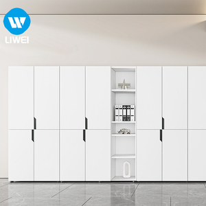 Meuble de <span class=keywords><strong>rangement</strong></span> <span class=keywords><strong>et</strong></span> classeur de <span class=keywords><strong>bureau</strong></span> en panneaux de bois écologiques LIWEI avec <span class=keywords><strong>rangement</strong></span> mural pour documents, idéal pour usage commercial - Product Image 1