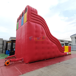 Tobogán inflable gigante para fiestas al aire libre, triple carril, tipo Lindy, para uso comercial en húmedo o seco. - Product Image 4