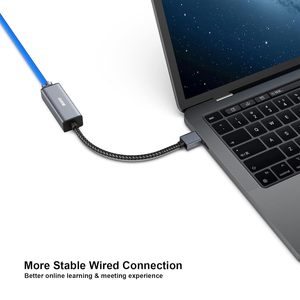 Benfei อะแดปเตอร์ USB เป็นอีเธอร์เน็ต, USB 3.0ถึง1000 Mbps กิกะบิตอีเธอร์เน็ต<span class=keywords><strong>แลน</strong></span>อะแดปเตอร์เครือข่าย<span class=keywords><strong>สาย</strong></span>ไนลอนถักกรณีอลูมิเนียม - Product Image 3