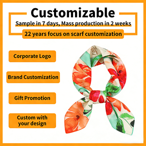 Pañuelo Cuadrado Personalizado al por Mayor con Logotipo, 70*70cm, Pañuelo Multifuncional de Satén, Pañuelo Suave para el Cabello y el Cuello para Mujer - Product Image 5