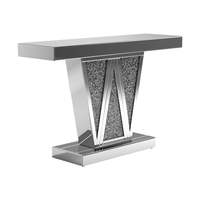 Table console miroir effet diamant éclatant 2020 pour la maison et l'hôtel